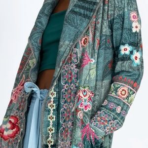 Johnny Was Paco Duster, Size Medium NWT